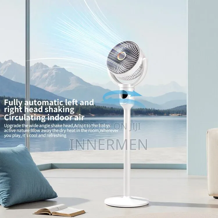 Ultracool Rotating Pro 4‐Mode Rechargeable Fan (9h Timer + Remote)