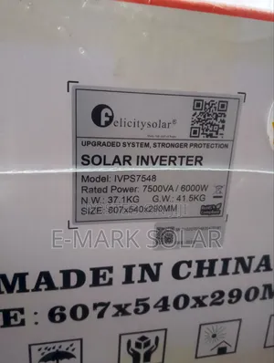 7.5kva 48v Non Hybrid Felicity Solar Inverter Available Today at E-Mar