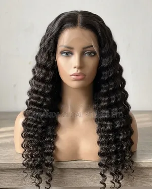 Premium Grade 8a Full Frontal Deep Wave Human Hair Wig