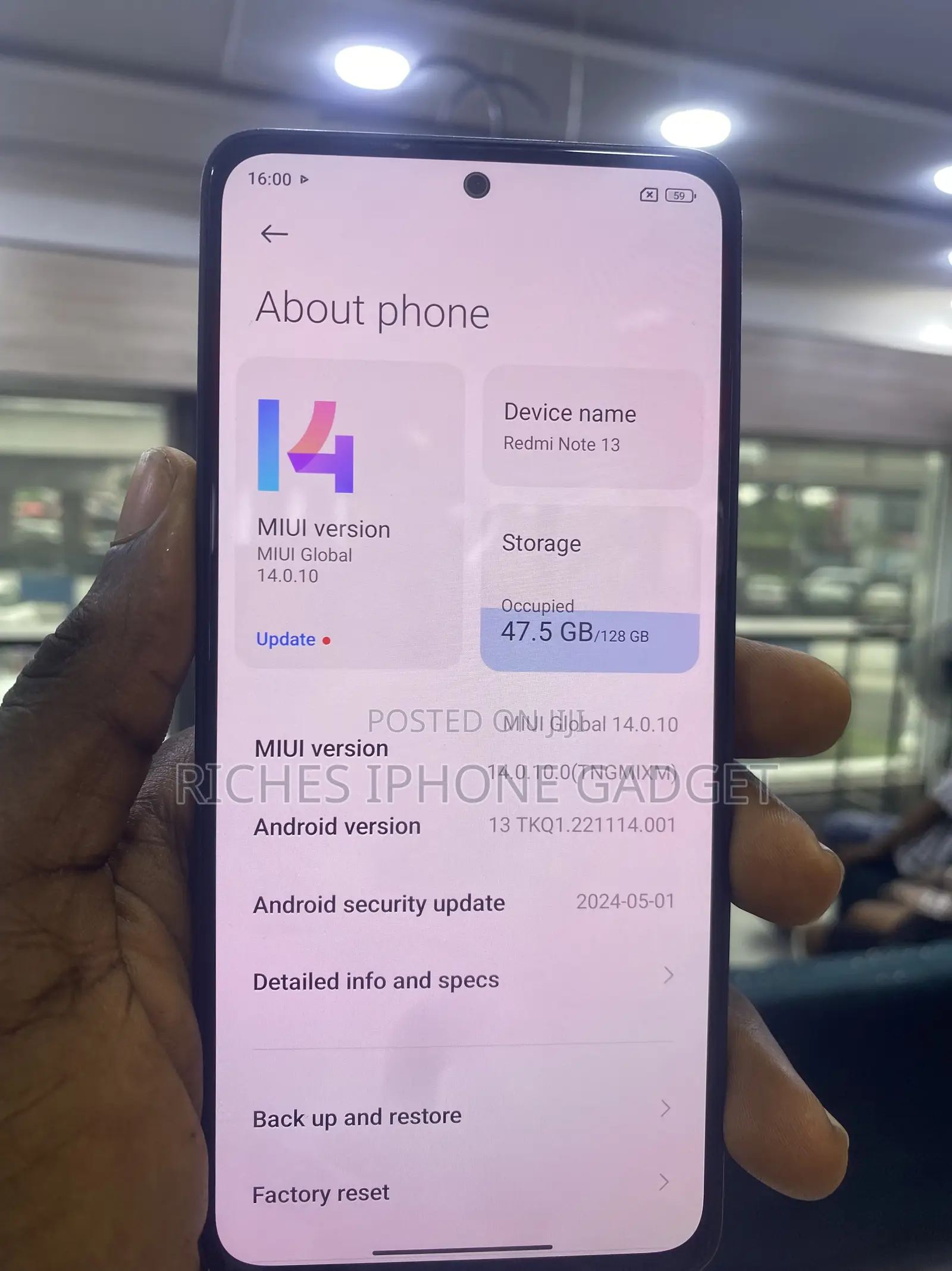 Xiaomi Redmi Note 13 256 GB Red