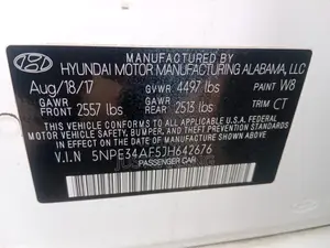 Hyundai Sonata 2018 White