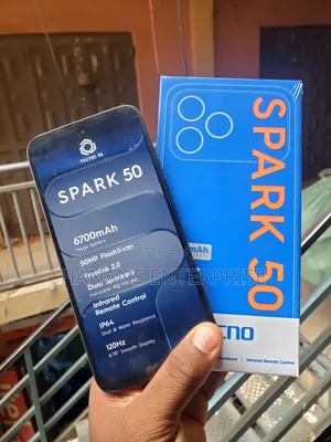 New Tecno Spark 50 128 GB Gray
