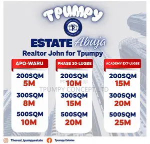 Affordable Abuja Land For Sale – Tpumpy Estate Apo-waru Lugbe| From 5m