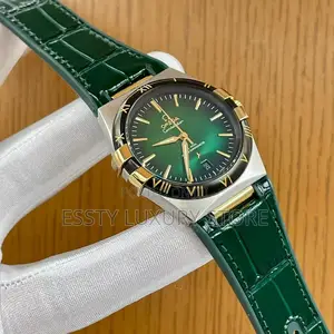High Quality Luxury Omega Leather Wristwatches