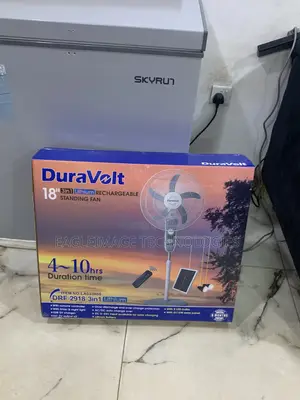 Cool Your Entire Room With Duravolt 18" 9-Speed Rechargeable Fan