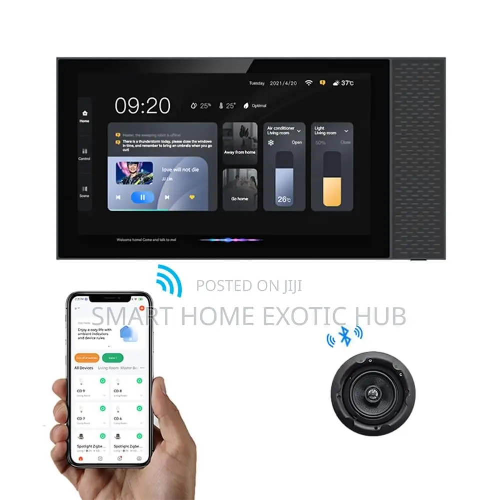 Tuya Smart Touch Screen 8-Inch Smart Control Panel With Zigbee