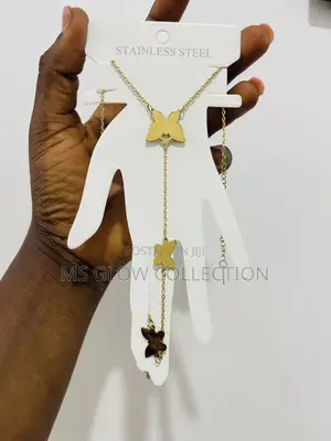 Stainless Steel Butterfly Hand Harness Bracelet