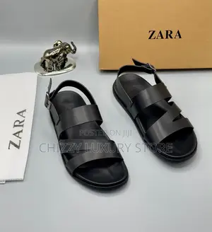 Zara Quality Luxury Men Genuine Leather Sandals