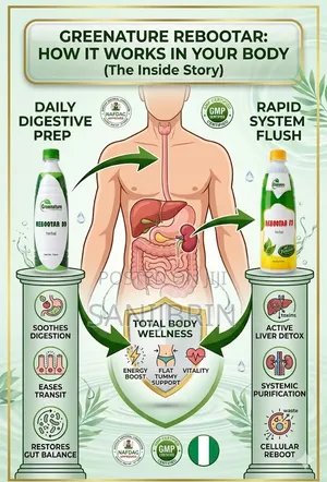 Greenature 2-in-1 Quick System Flush: Nafdac Herbal Detox Pack