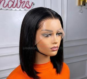 Premium Full Frontal Double Drawn Straight Bob Human Hair Wig