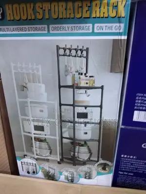 5layer Hook Storage Pot Rack