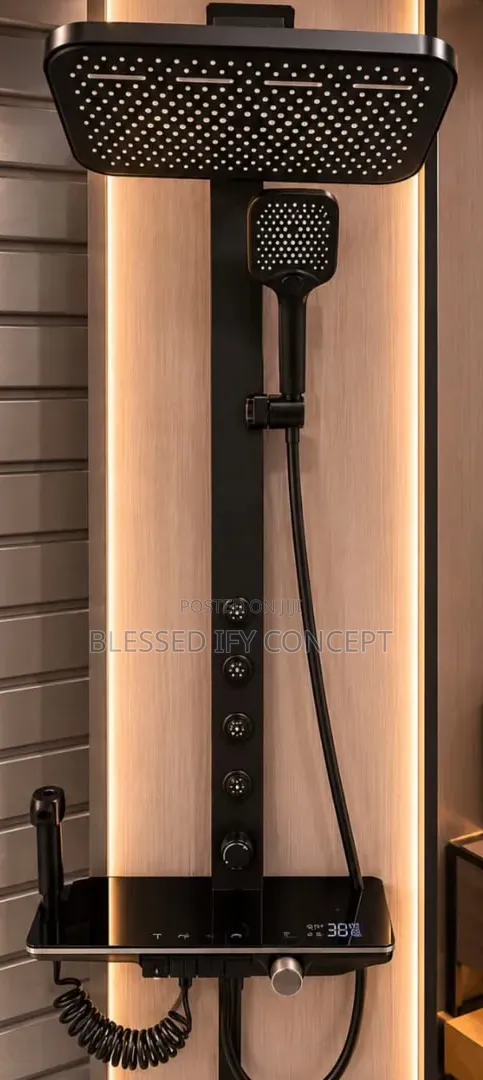 High Quality Standing Black Shower Mixer