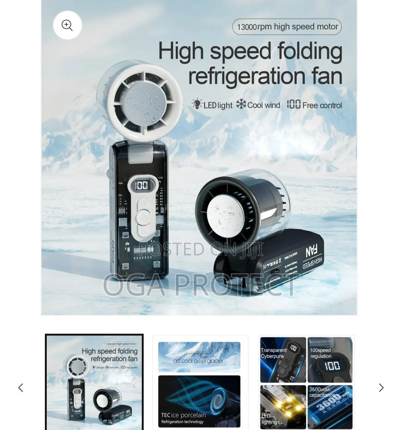 Ac Cooling Folding Fan.