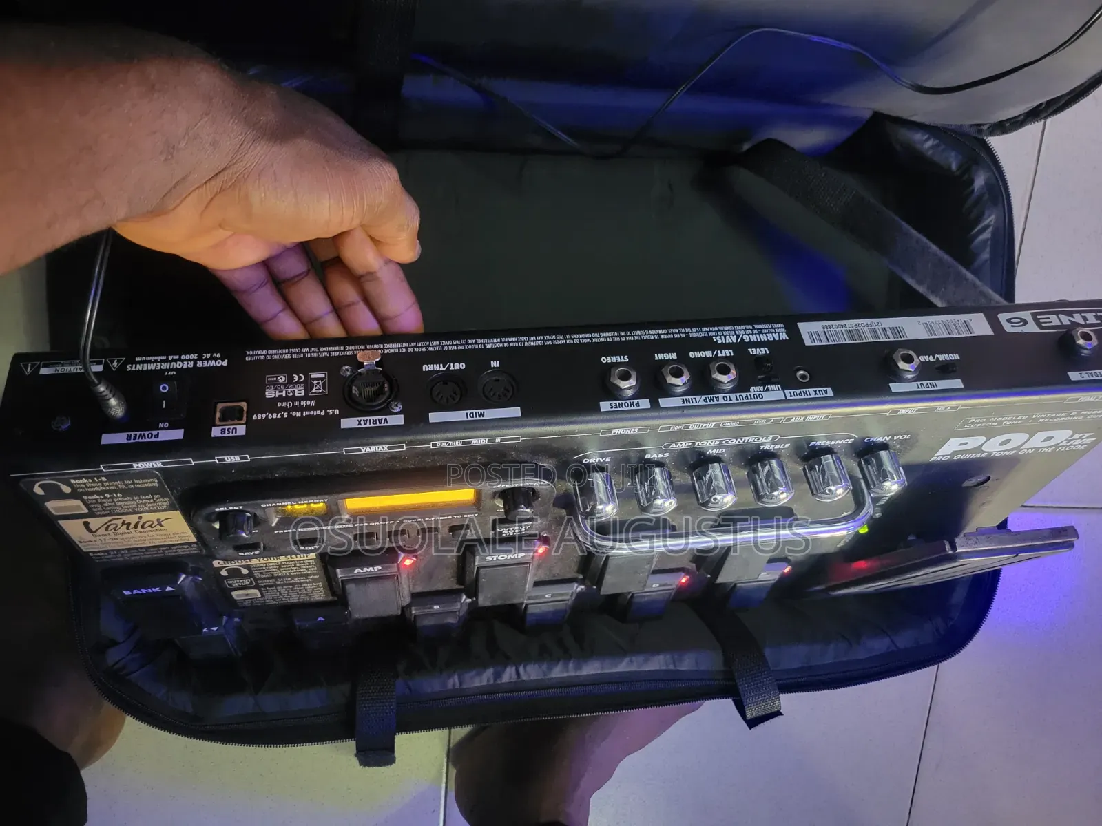 Pod Xt Live Guitar Effect