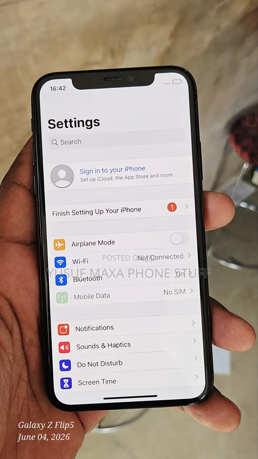 Apple iPhone X 256 GB Gray