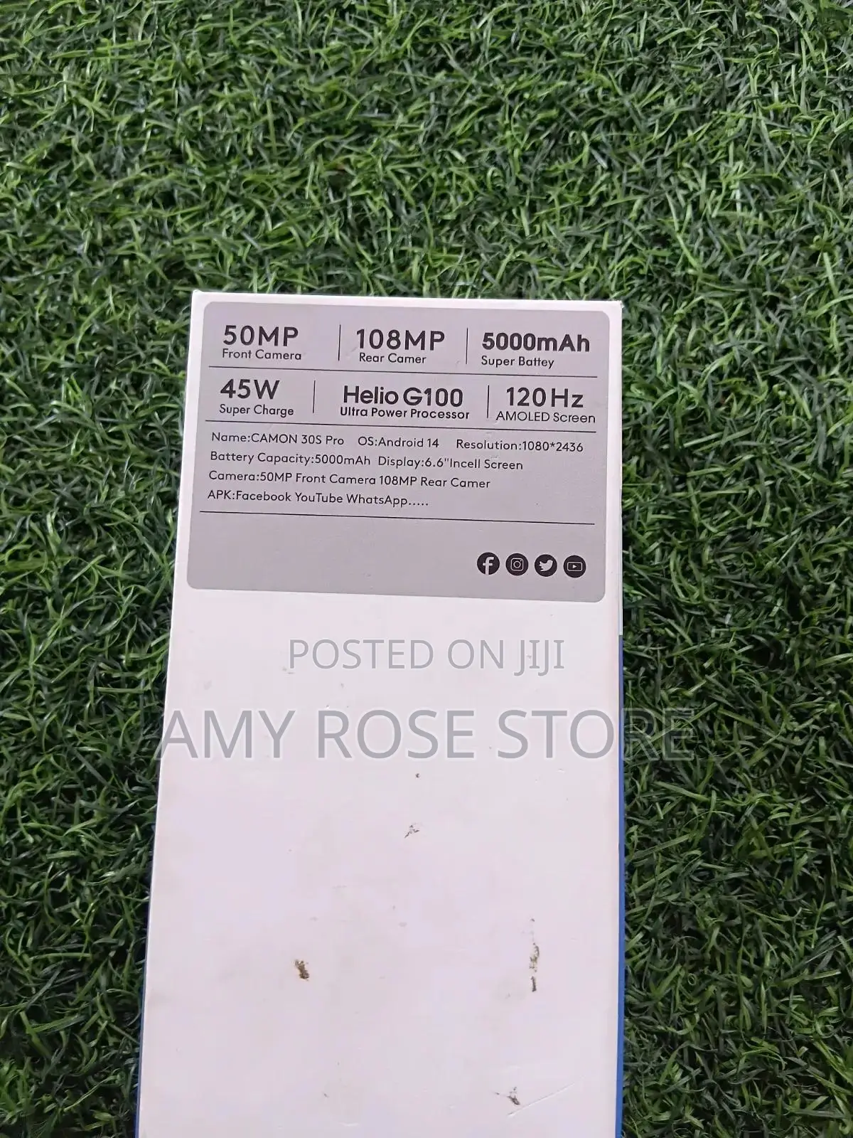 New Tecno Camon 30 Pro 5G 256 GB Gold