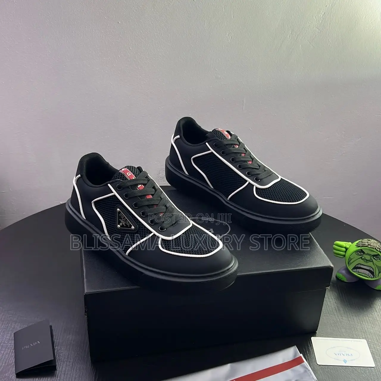 Prada Luxury Trendy Men Sneakers – Comfortable, Durable Stylish