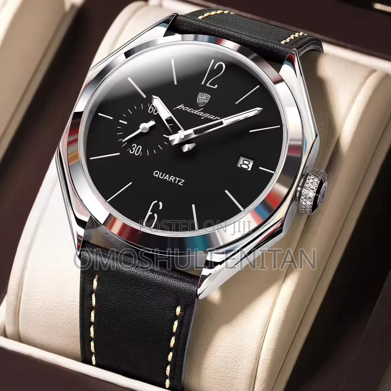 Poedagar Leather Watch