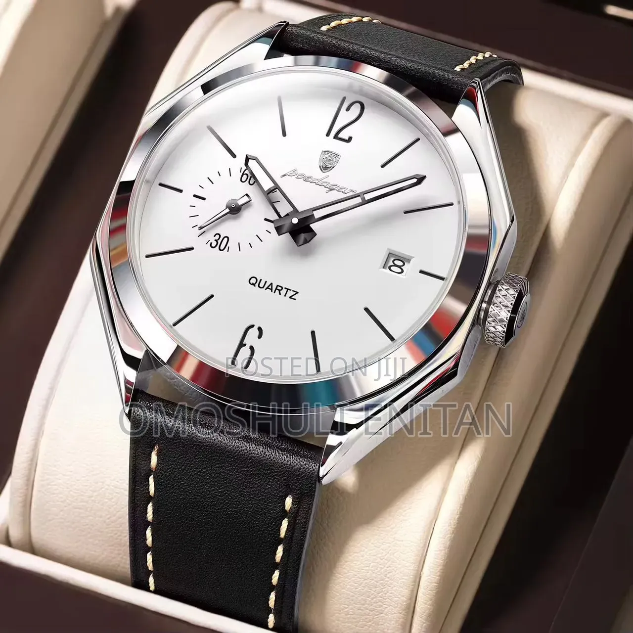 Poedagar Leather Watch