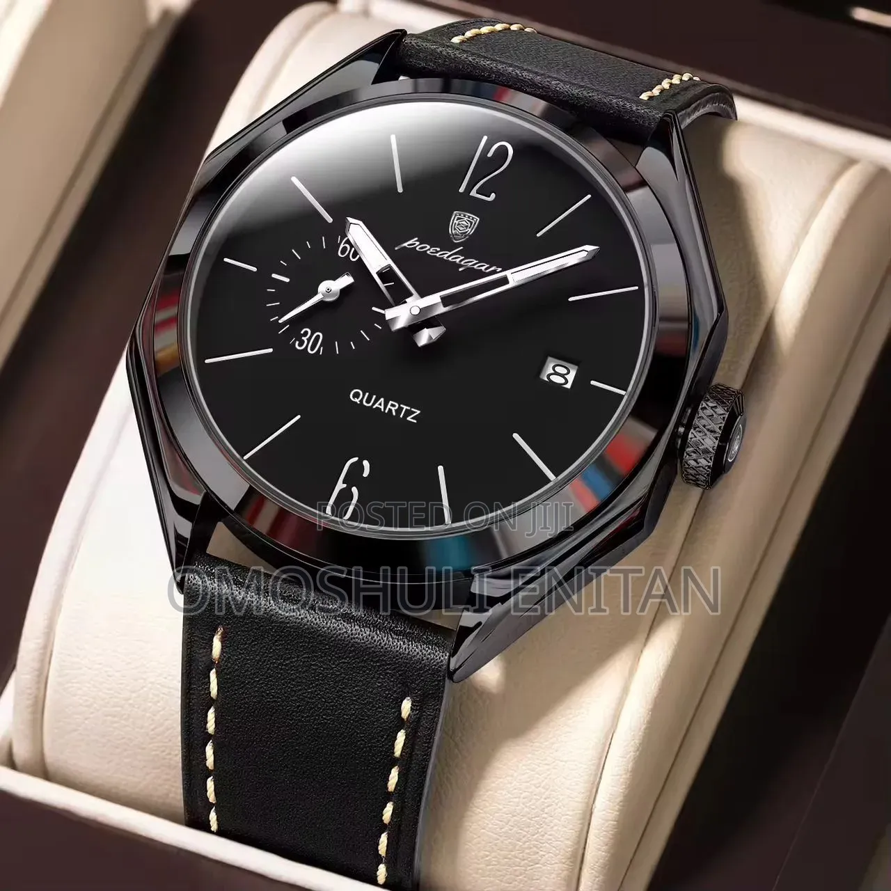Poedagar Leather Watch