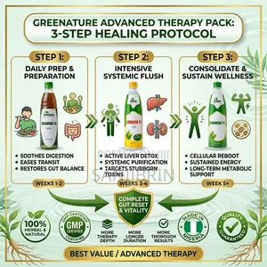 Greenature 3-Bottle Advanced Detox Pack: Complete Herbal Body Reset