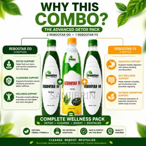 Greenature 3-Bottle Advanced Detox Pack: Complete Herbal Body Reset