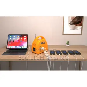 Rechargeable Power Station With Bluetooth Multimedia Solar Panel