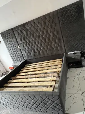 6x6 Bed Frame With 2 Side Drawers