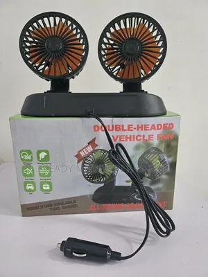 Double-Headed Vehicle Fan