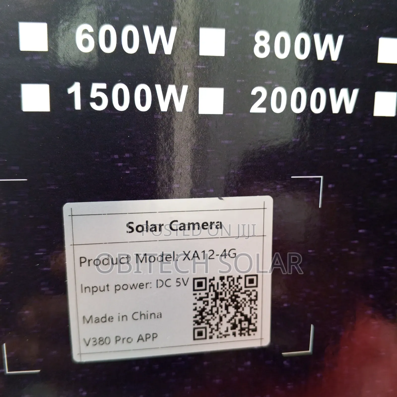 2000watts 3eyes Solar Camera Lighting