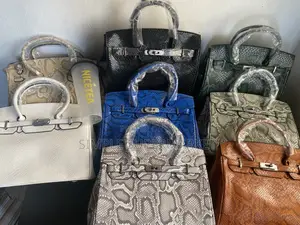 Luxury Ladies Handbag Crocodile Skin