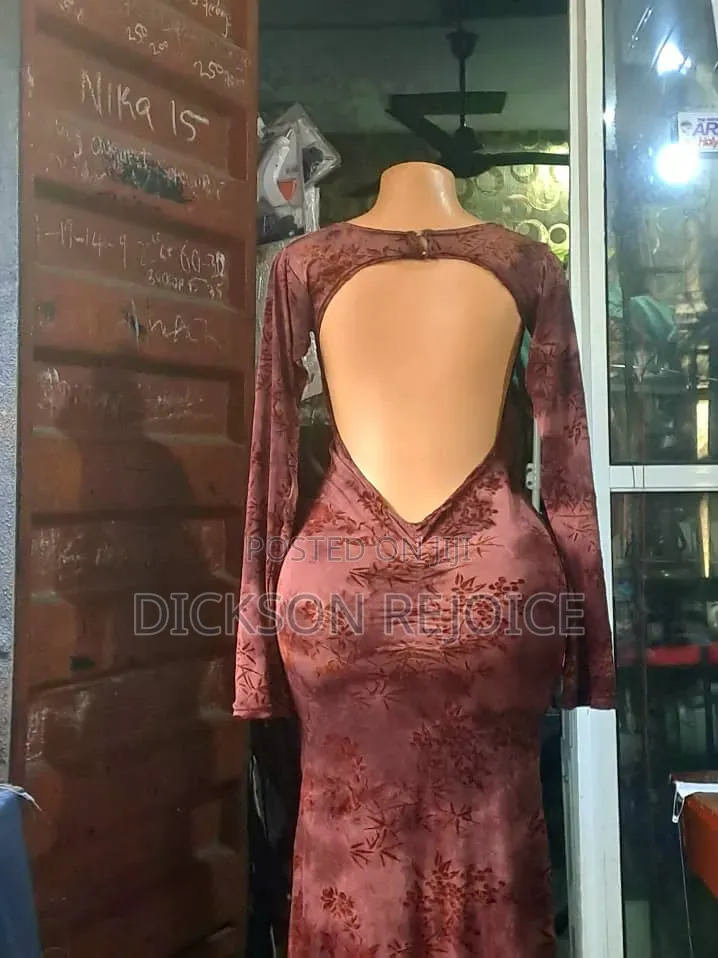 Backless Gown