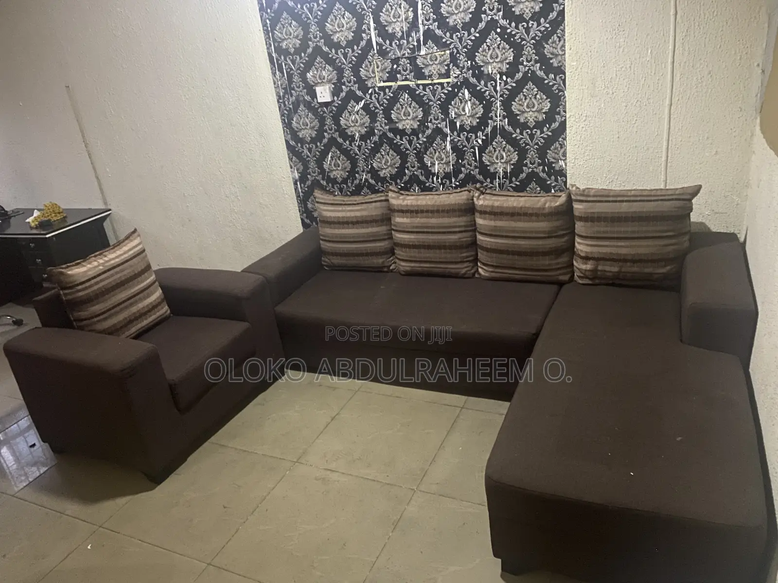 3-Piece L-Shaped Single Sofas