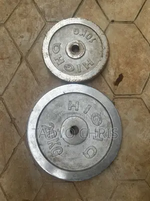 10kg Chrome Plates ( Pair ) ( Best Deal )