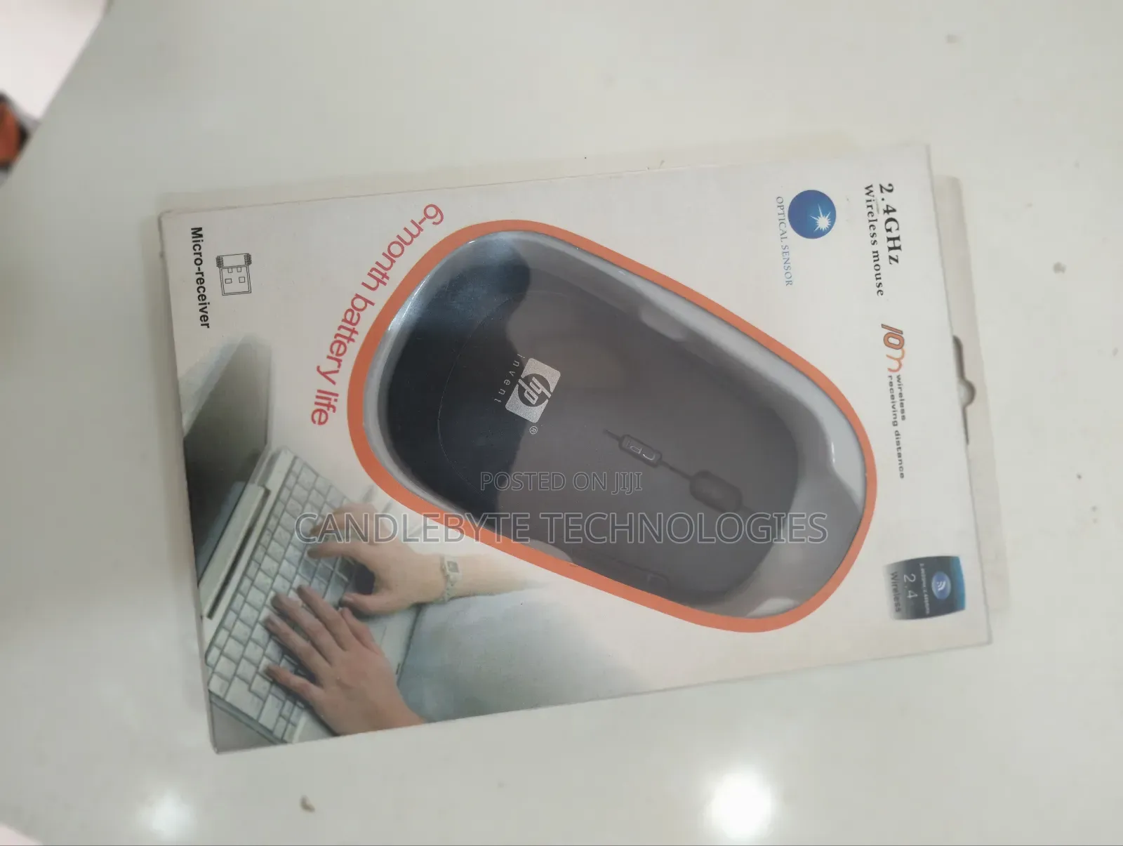 Hp 2.4ghz Wireless Usb Mouse Nano Receiver Fast Precision