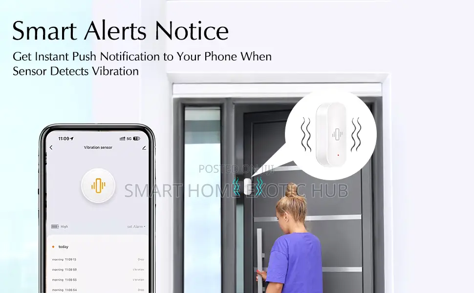 Tuya Smart Wifi Vibration Sensor