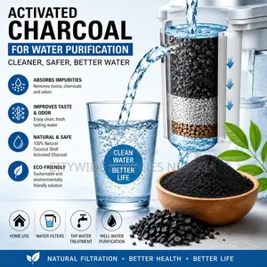 Activated Charcoal for Clean Water Beauty Care