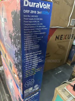 Duravolt 18” Recheable With Panel Nd Bulb
