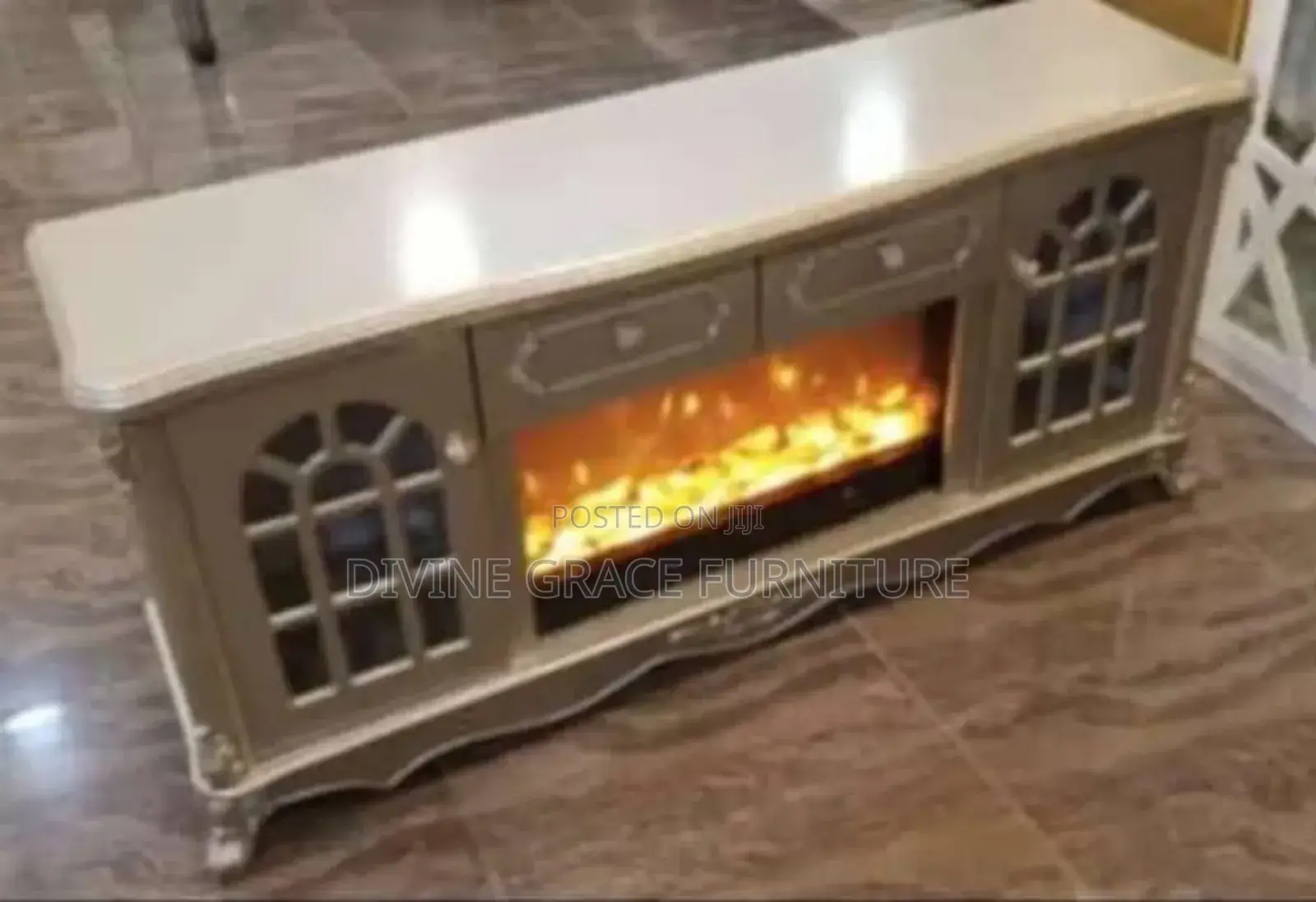 Tv Stand With Fireworks