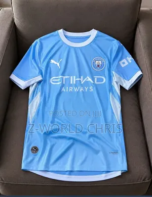 Original Quality Manchester City Official 26/27 Home Jersey