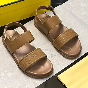 Fendi Premium Luxury Leather Sandals – Comfortable, Stylish Durable
