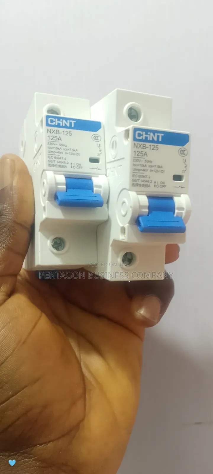 125ahms 1 Pole Chint MCB Breaker (Ac)