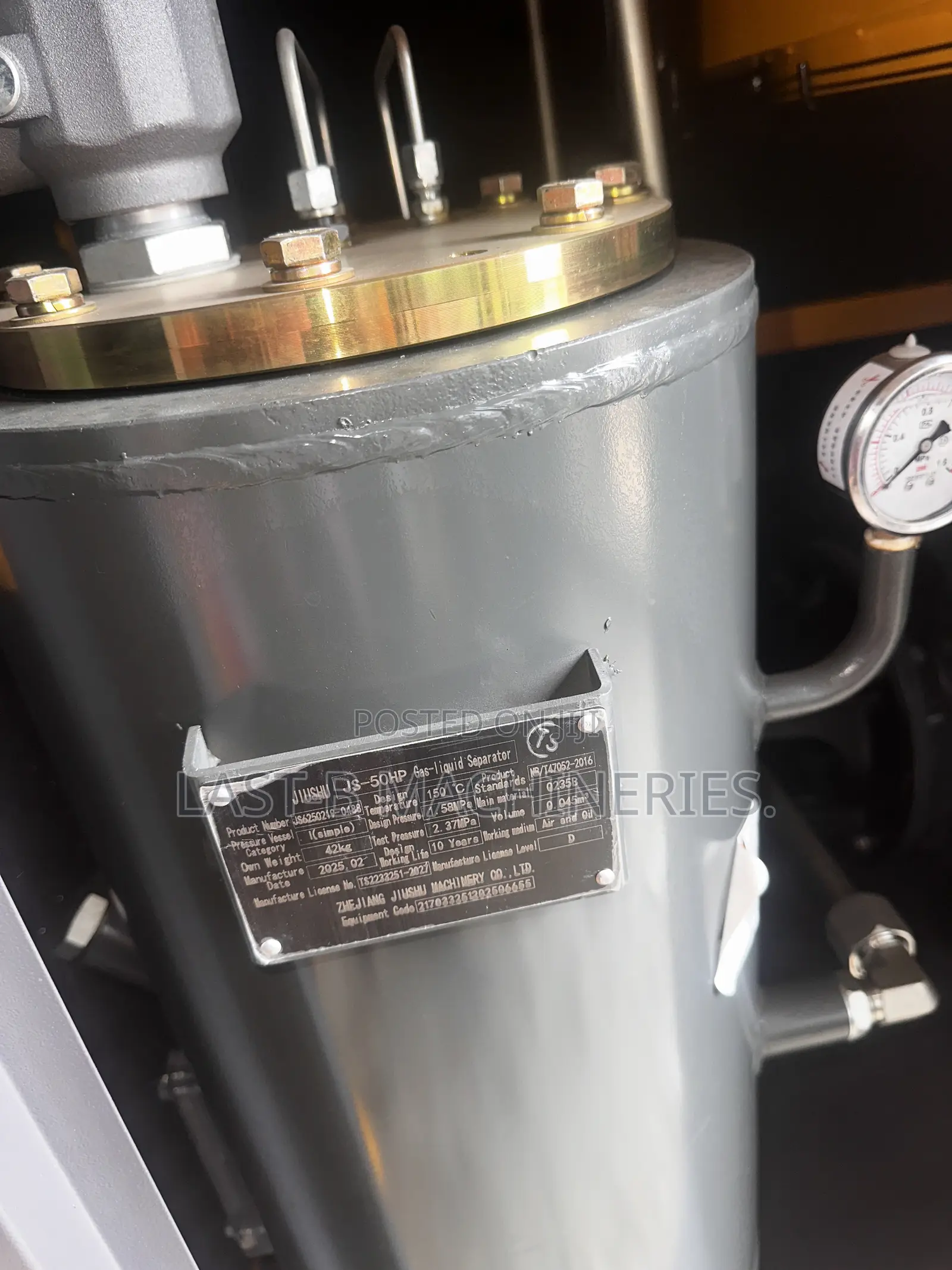 37kw (50hp) Screw Compressor Machine