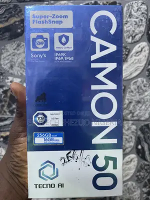 New Tecno Camon 50 256 GB