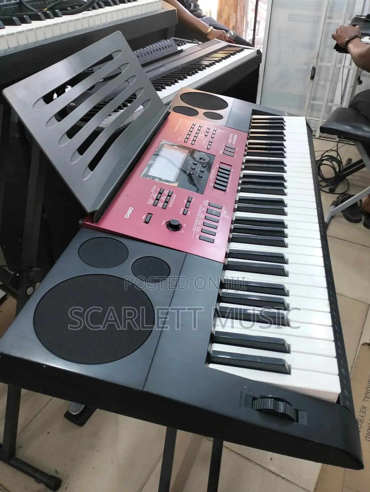Casio CTK-6250 High-Level Digital Portable Sequencer Mixer Keyboard