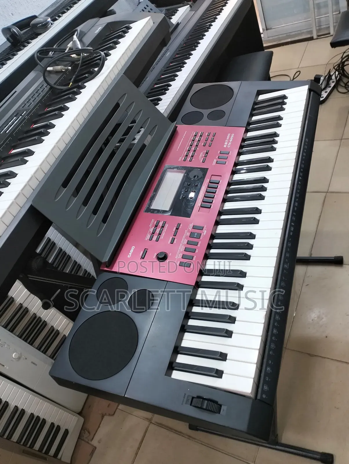 Casio CTK-6250 High-Level Digital Portable Sequencer Mixer Keyboard
