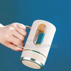 Glass Tea Cup With Wood Handle