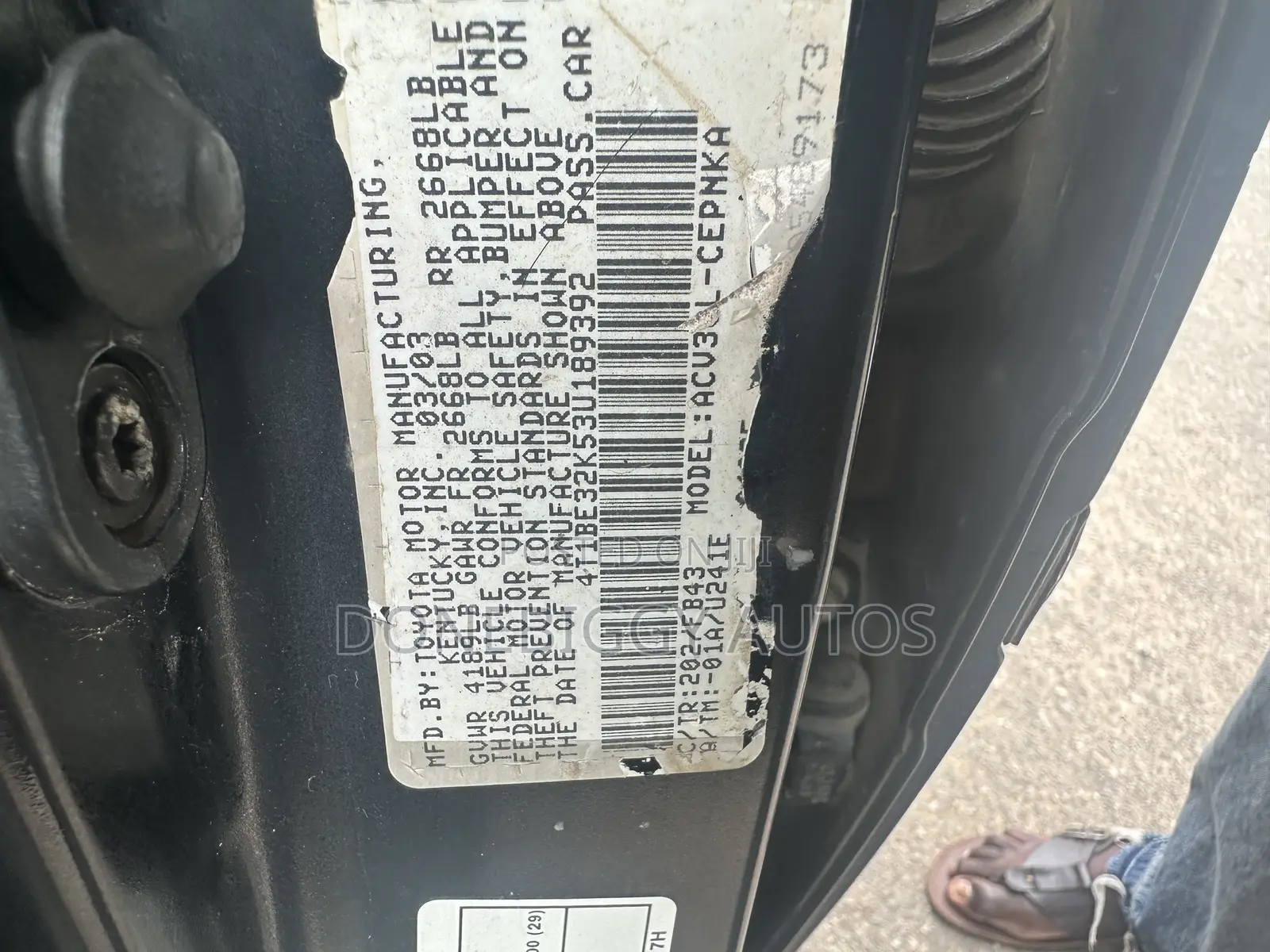 Toyota Camry 2004 Black