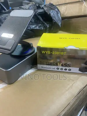 Phone Stand With Speaker and Power Bank