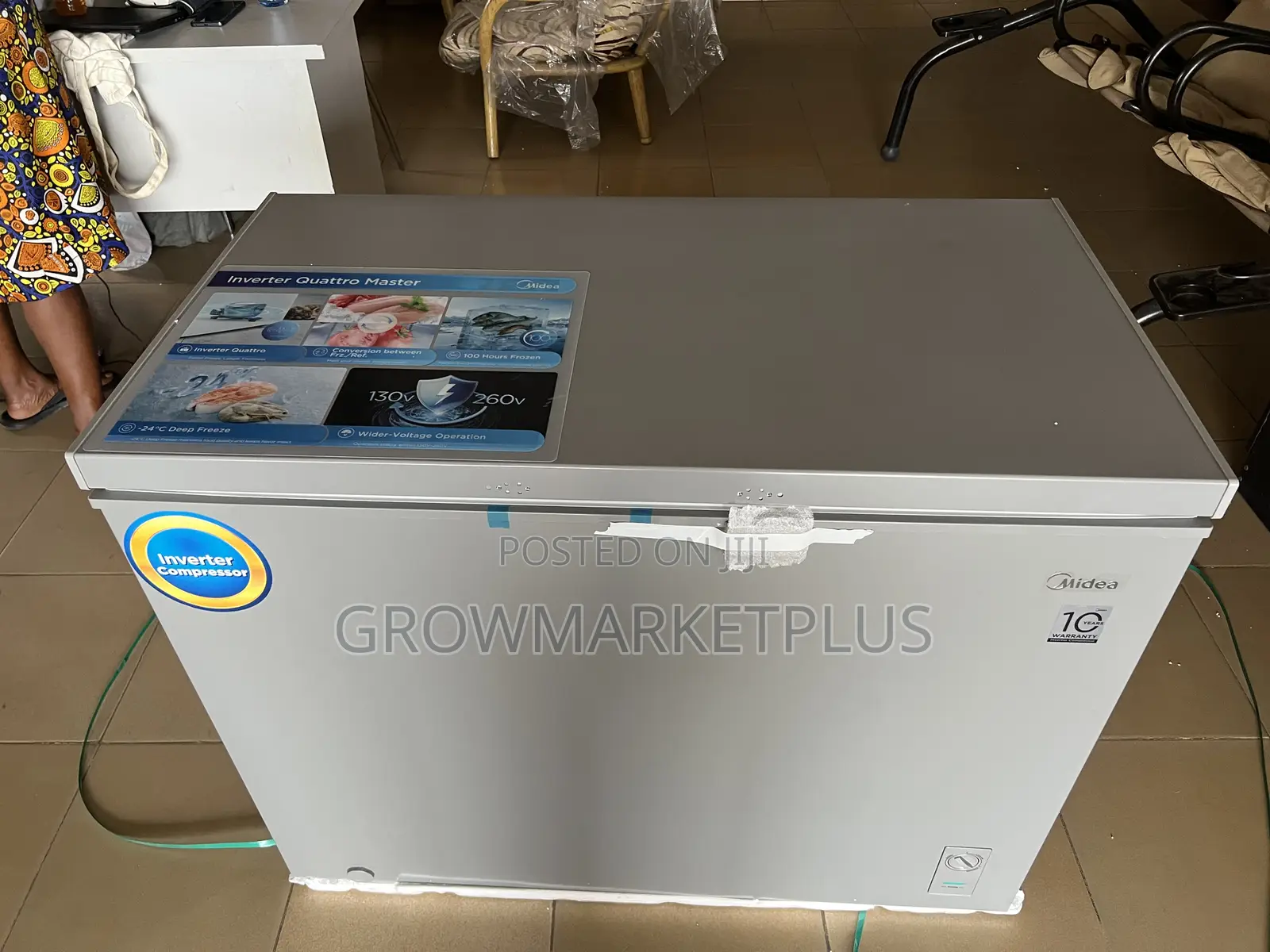 Midea Chest Freezer-290l Inverter Compressor